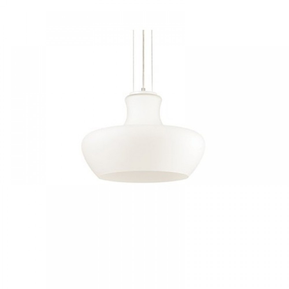 Ideal Aladino Μοντέρνο Μονόφωτο Ø45 Λευκό 137308