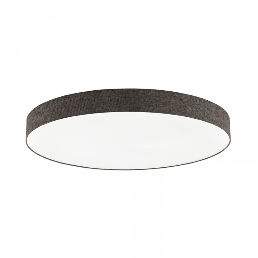 Φωτιστικό Οροφής LED 80W Ø98cm, Tunable White 3000-5000Κ Με Τηλεχειριστήριο Σε Λευκό+Καφέ Χρώμα Eglo Romao2 97789