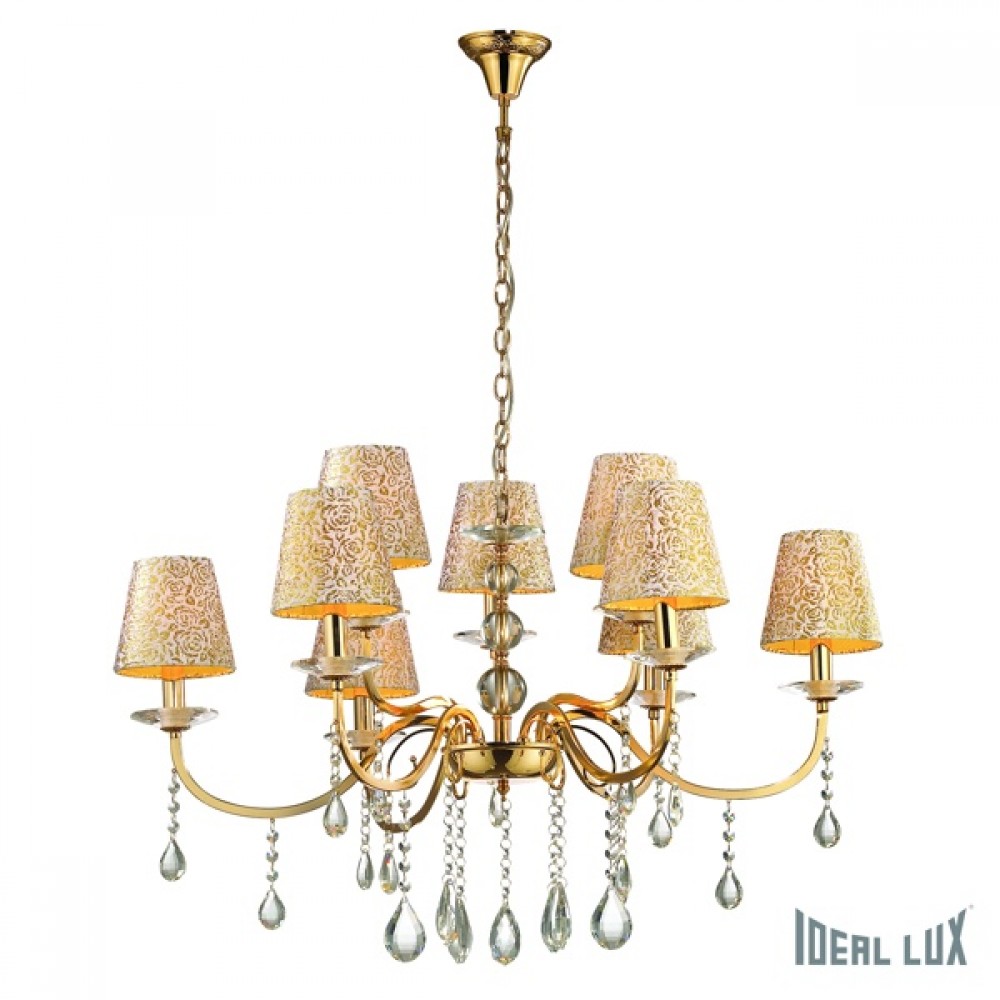 ΚΡΕΜΑΣΤΟ ΦΩΤΙΣΤΙΚΟ PANTHEON SP9 088105 Ø 89 x H min 80 / max 145 cm max 9 x 40W E14 / 230V