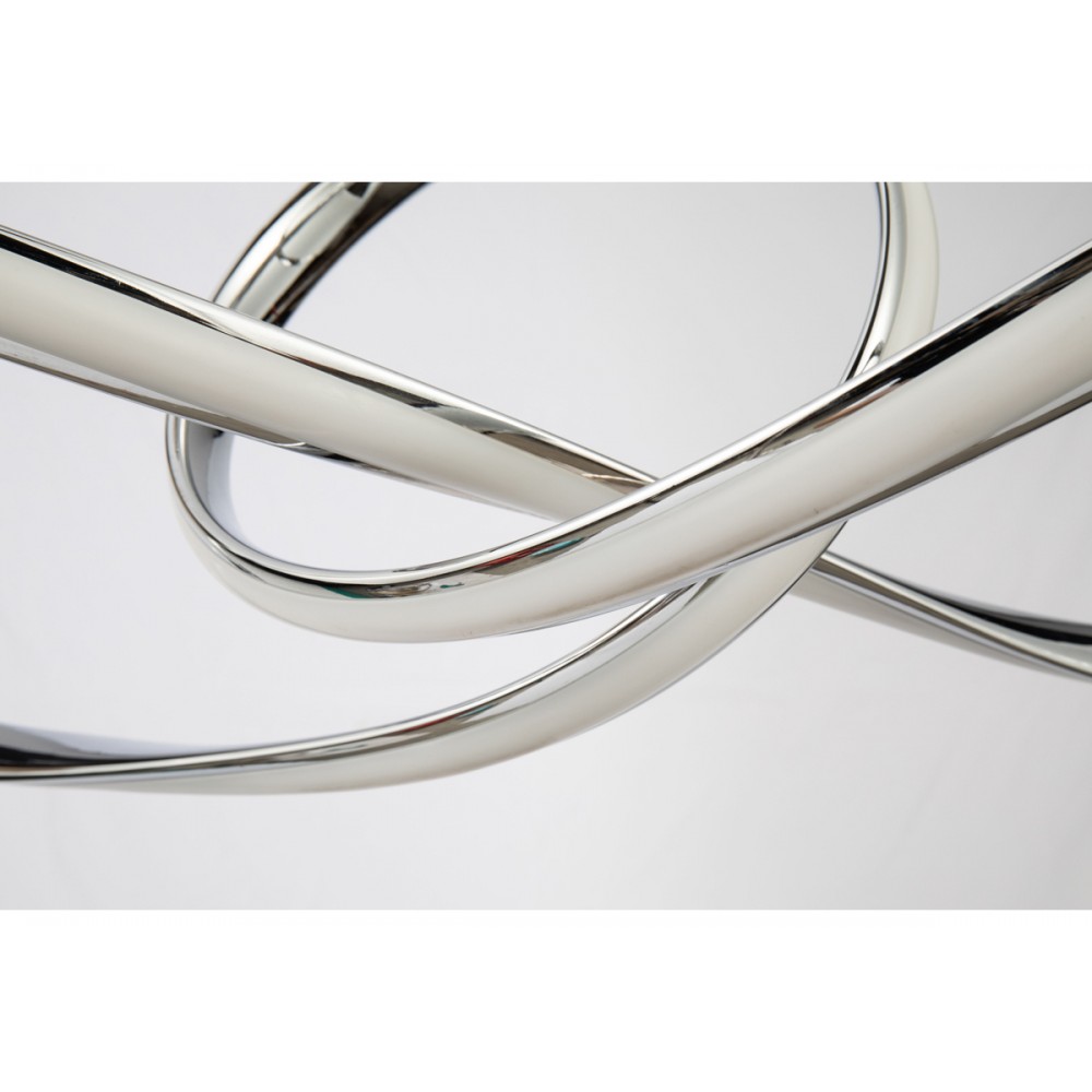 Homelighting Φωτιστικό Οροφής Ράγα Led Αλουμινίου CHROME 81 Εκ. Malbera 77-8126-Dimmable