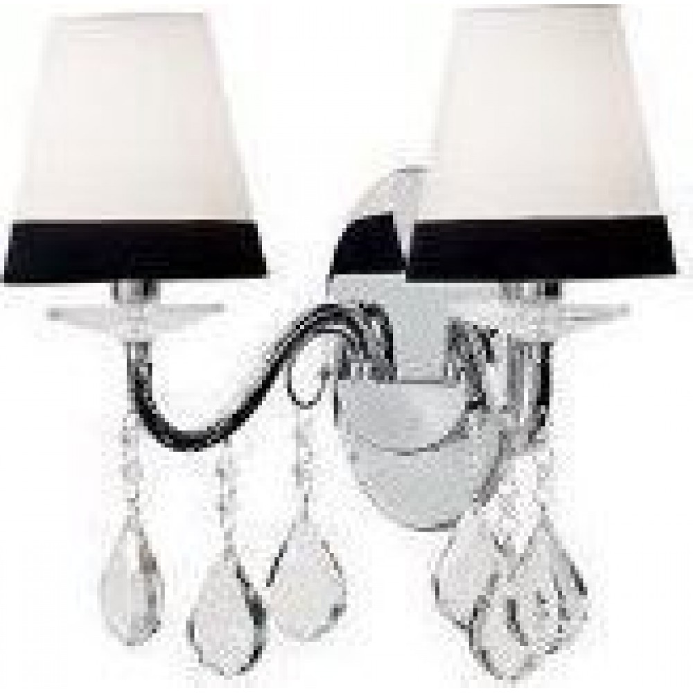 IDEAL LUX 2ΦΩΤΗ ΑΠΛΙΚΑ ΜΕ ΚΡΥΣΤΑΛΛΑ DOMUS 093321
