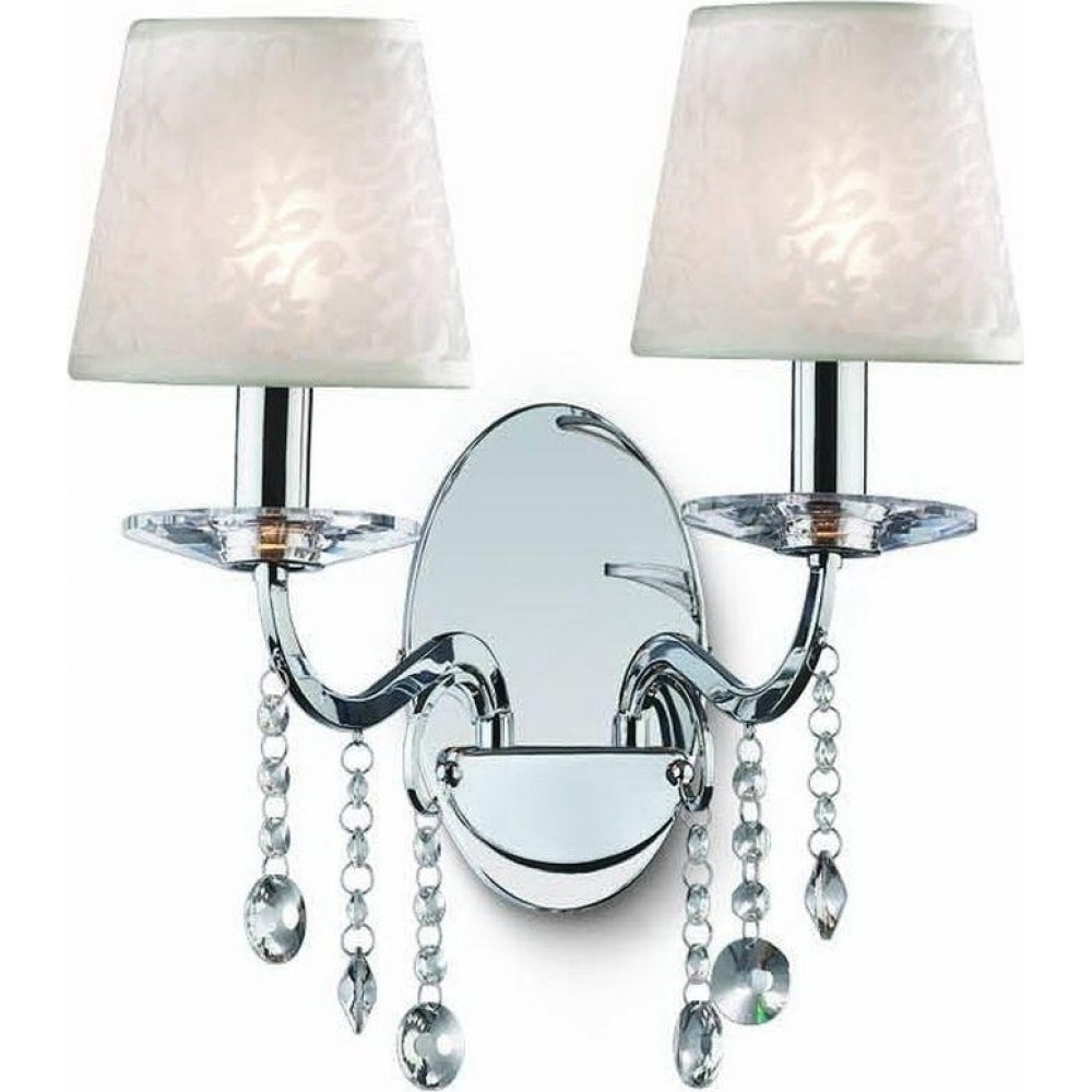 IDEAL LUX 2ΦΩΤΗ ΑΠΛΙΚΑ ΜΕ ΚΡΥΣΤΑΛΛΑ SENIX 032573