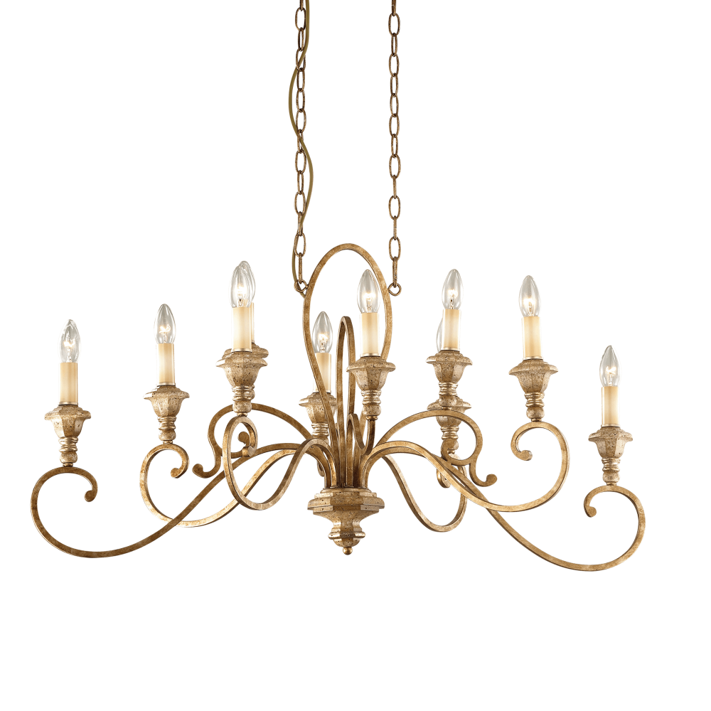 IDEAL LUX 10ΦΩΤΟΣ ΠΟΛΥΕΛΑΙΟΣ ΜΕΤΑΛΛΙΚΟΣ ΜΠΡΟΝΖΕ CORTINA 088433