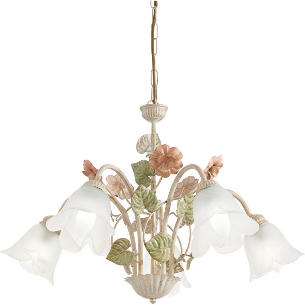 IDEAL LUX 5ΦΩΤΟΣ ΠΟΛΥΕΛΑΙΟΣ ΜΕΤΑΛΛΙΚΟΣ/ΓΥΑΛΙΝΟΣ VALENTINA 220659