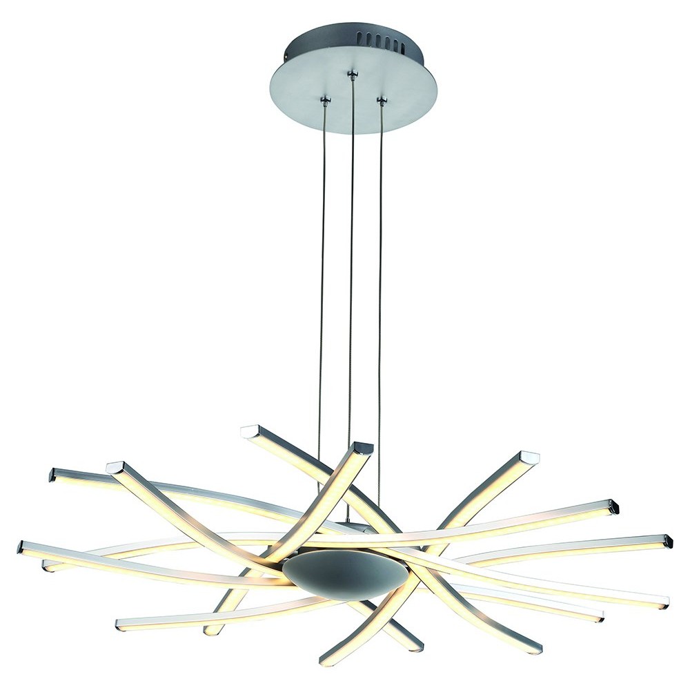 ΦΩΤΙΣΤΙΚΟ ΟΡΟΦΗΣ LED ΤΟ 5642-1A,16 ΜΕΤΑΛΛΙΚΟ ΓΚΡΙ Φ60Χ120