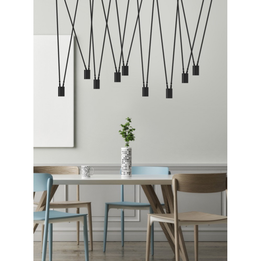 LUMA ΕΝΝΙΑΦΩΤΟ ΦΩΤΙΣΤΙΚΟ ΟΡΟΦΗΣ ΜΕΤΑΛΛΙΚΟ ΜΑΥΡΟ ΚΩΔΙΚΟΣ: 120-01084-09