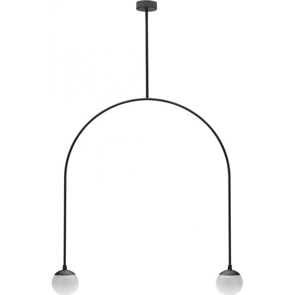 LUMA ΔΙΦΩΤΟ ΦΩΤΙΣΤΙΚΟ ΟΡΟΦΗΣ ΜΕΤΑΛΛΙΚΟ ΜΑΥΡΟ ΚΩΔΙΚΟΣ: 100-01120-05