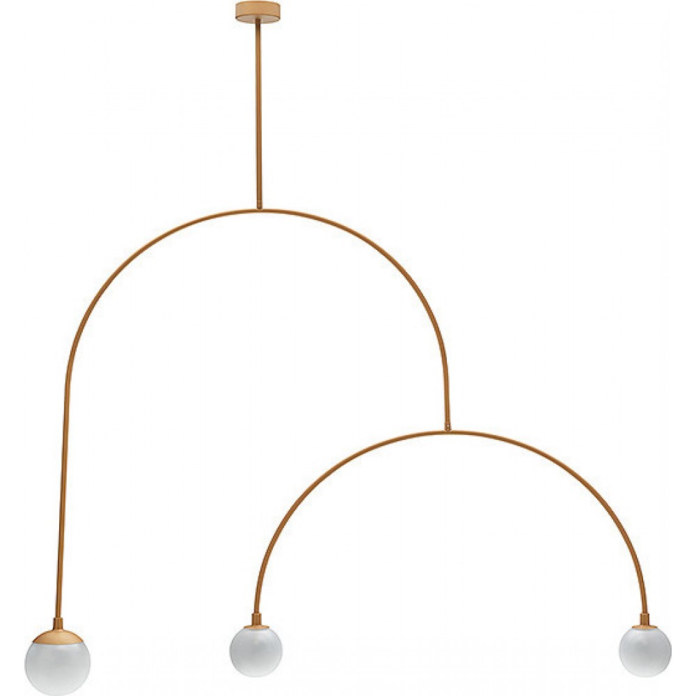 LUMA ΤΡΙΦΩΤΟ ΦΩΤΙΣΤΙΚΟ ΟΡΟΦΗΣ ΜΕΤΑΛΛΙΚΟ ΧΡΥΣΟ ΚΩΔΙΚΟΣ: 100-01120-07