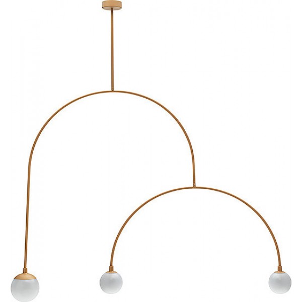 LUMA ΤΡΙΦΩΤΟ ΦΩΤΙΣΤΙΚΟ ΟΡΟΦΗΣ ΜΕΤΑΛΛΙΚΟ ΧΡΥΣΟ ΚΩΔΙΚΟΣ: 100-01120-07