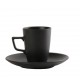Espiel MORGAN MATTE BLACK ΦΛΙΤΖΑΝΙ & ΠΙΑΤΑΚΙ ΕΣΠΡΕΣΣΟ ΜΕ ΛΑΒΗ 80CC 12Χ12Χ7ΕΚ