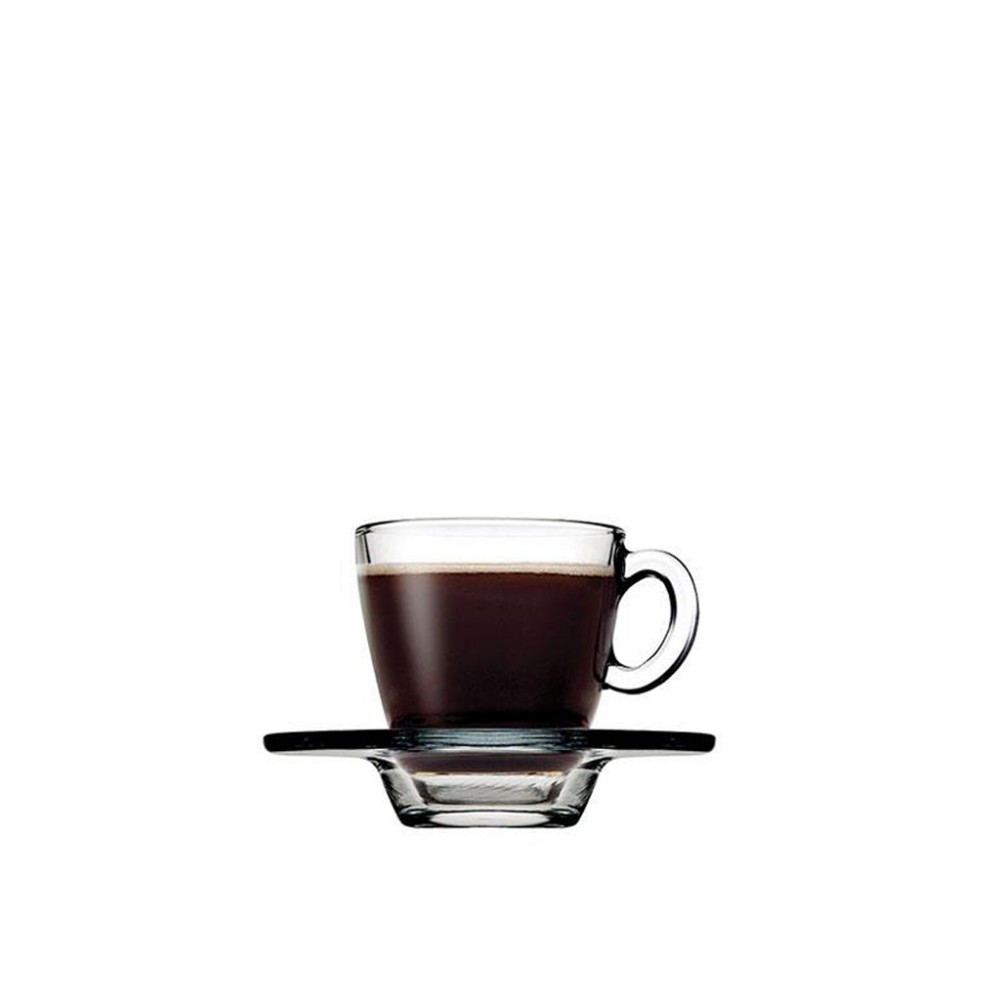 Espiel AQUA CUP AND SAUCER ESPRESSO TEMPERED 72CC P/2016 GB6.OB24 (smA)