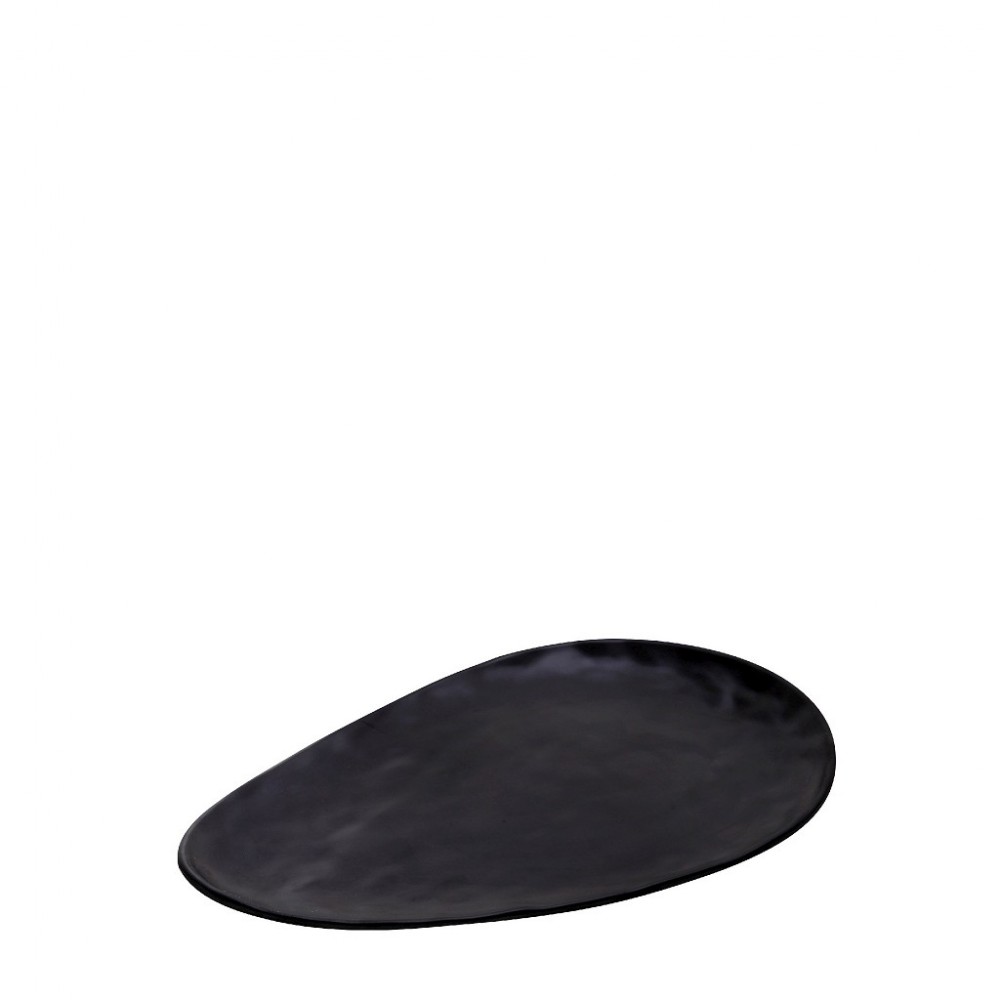 Espiel BLACK  ΠΙΑΤΕΛΑ ΤΡΙΓ.28Χ18Χ2ΕΚ WAVY MATTE ΜΕΛΑΜΙΝΗΣ