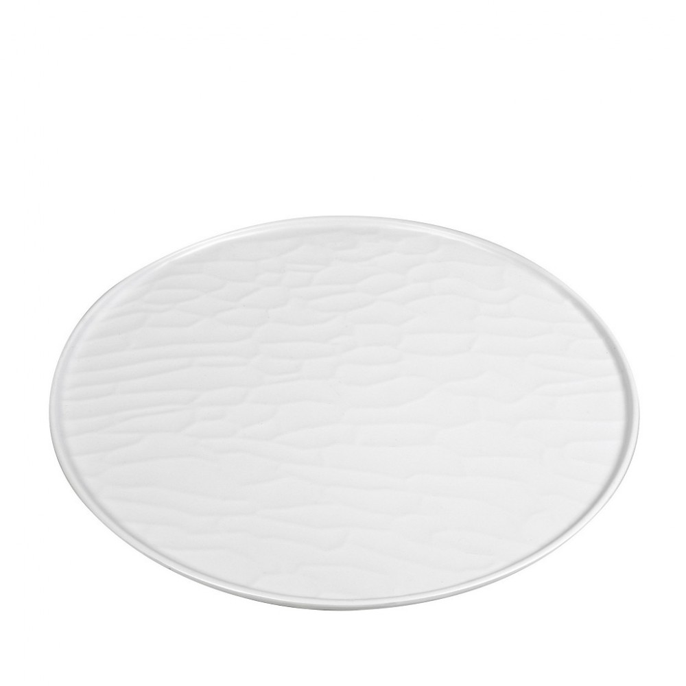 Espiel WHITE ΠΙΑΤΟ PIZZA 35ΕΚ WAVY MATTE ΜΕΛΑΜΙΝΗΣ  (smA)