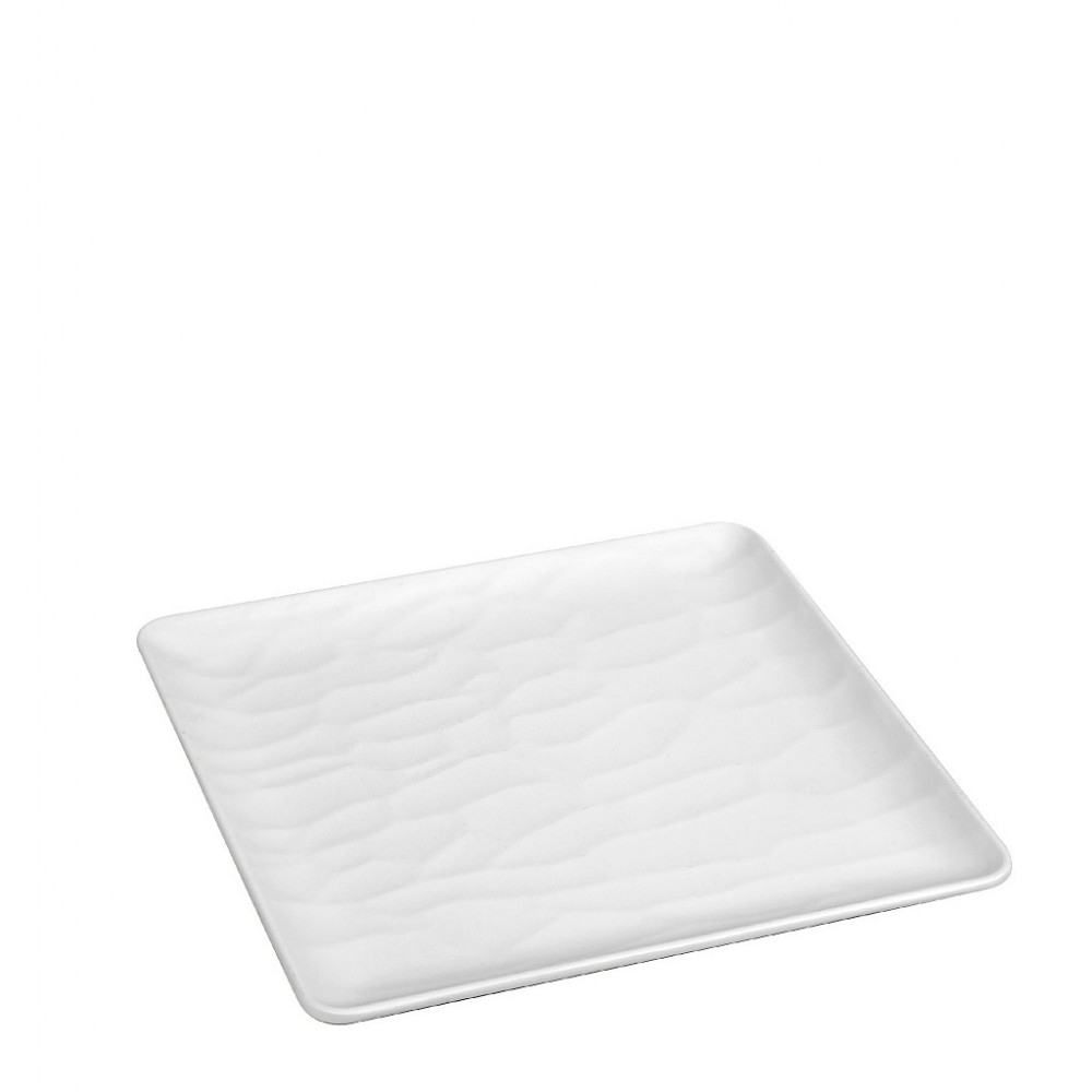 Espiel WHITE  ΠΙΑΤΟ ΡΗΧΟ ΤΕΤΡΑΓ. 22ΕΚ WAVY MATTE ΜΕΛΑΜΙΝΗΣ