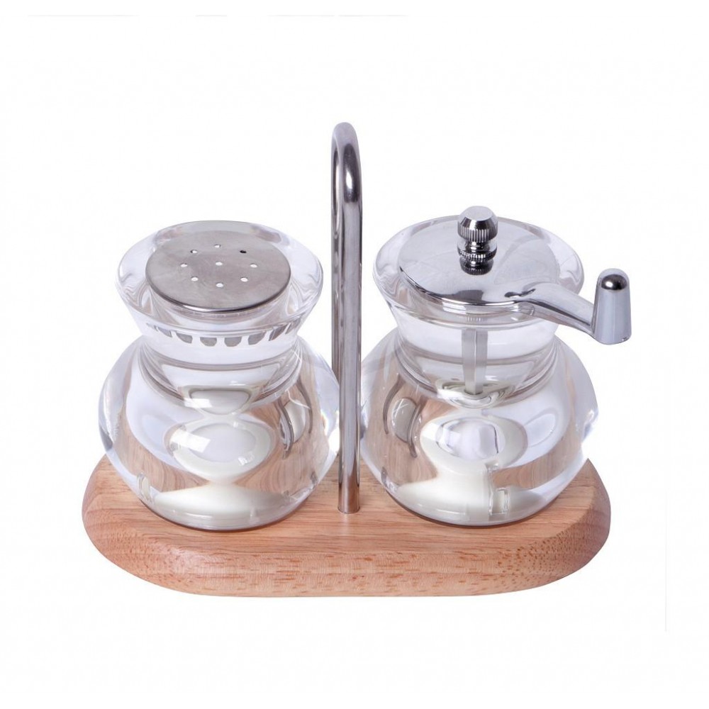 Espiel DIS. ΑΛΑΤΟΠΙΠΕΡΟ ΜΕ ΒΑΣΗ RUBBERWOOD 304SS/PMMA 12,5EK