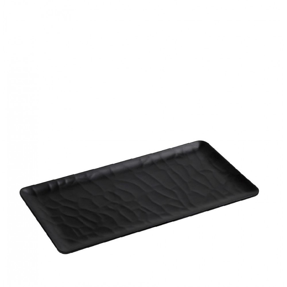 Espiel BLACK ΔΙΣΚΟΣ ΜΠΟΥΦΕ GN1/3 32,5Χ17,6ΕΚ WAVY MATTE ΜΕΛΑΜΙΝΗΣ
