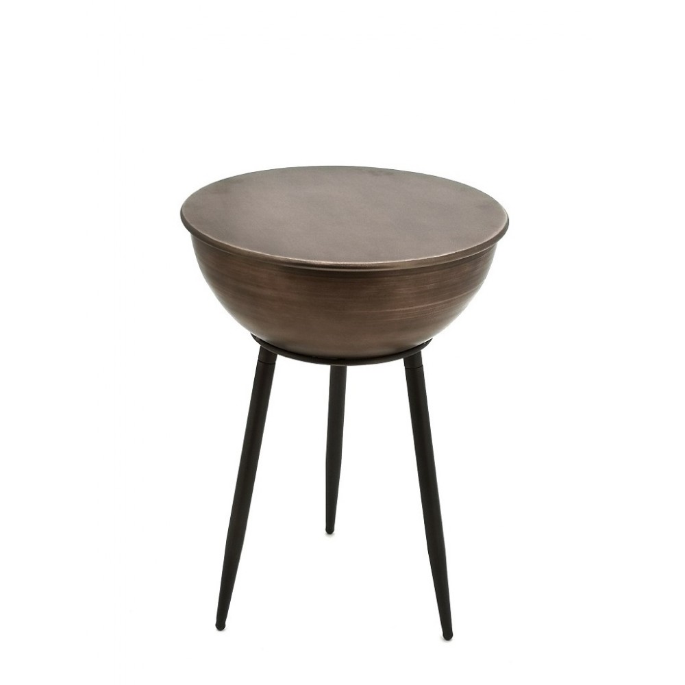 Espiel ΤΡΑΠΕΖΑΚΙ ΜΕΤΑΛ. ΜΕ 3 ΠΟΔΙΑ ΜΠΡΟΝΖΕ 42,5ΕΚ