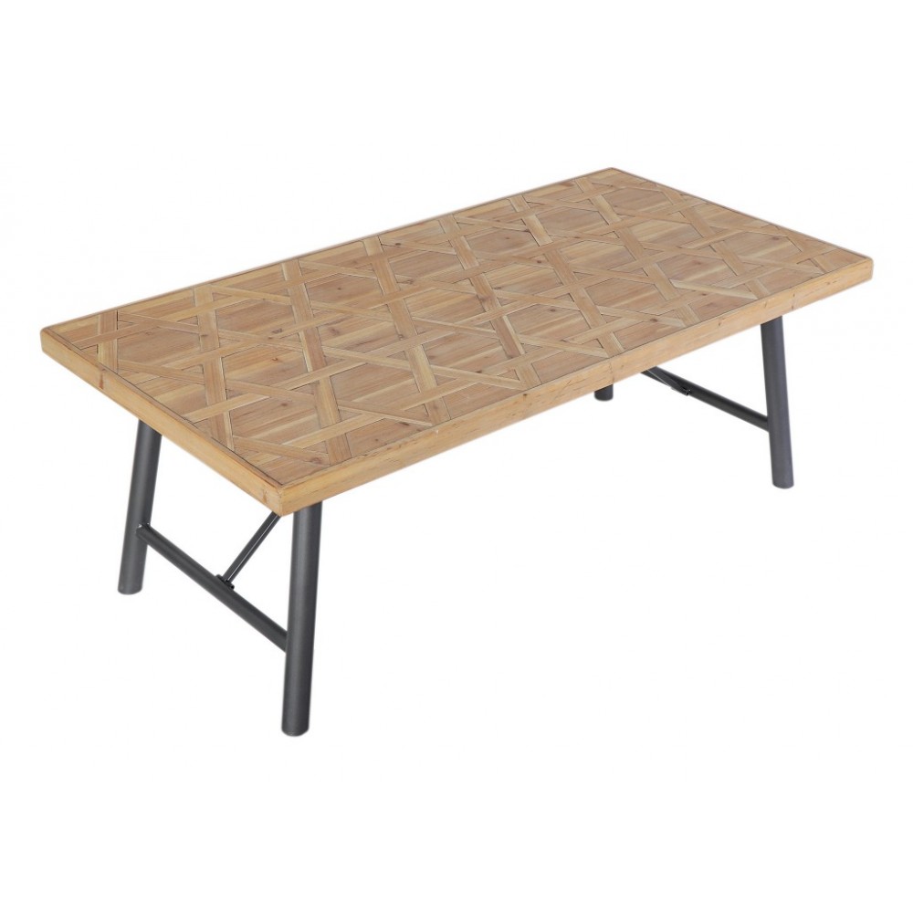 Espiel ΤΡΑΠΕΖΑΚΙ ΣΑΛΟΝΙΟΥ ΜΕΤΑΛ. ΜΕ ΞΥΛ. ΕΠΙΦ.120Χ60Χ45ΕΚ