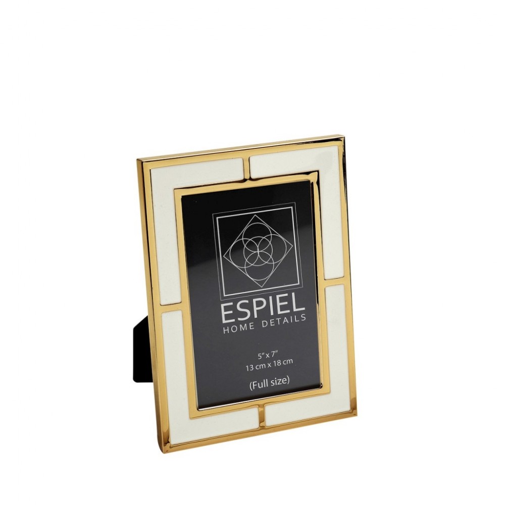 Espiel ΚΟΡΝΙΖΑ ΜΕΤΑΛ. ΛΕΥΚΟ 13x18EK