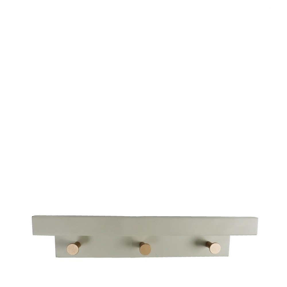 Espiel ΚΡΕΜΑΣΤΡΑ ΓΚΡΙ MDF 3 ΘΕΣΕΩΝ 35,5ΕΚ