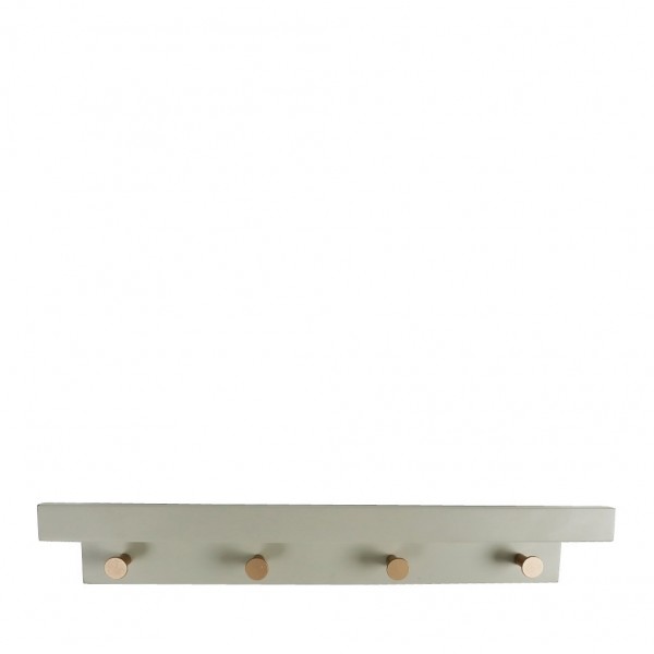 Espiel ΚΡΕΜΑΣΤΡΑ ΓΚΡΙ MDF 4 ΘΕΣΕΩΝ 48,5ΕΚ