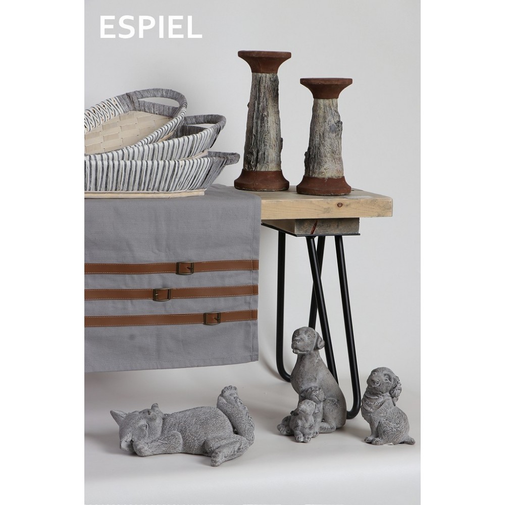Espiel RUNNER ΓΚΡΙ ΜΕ ΛΟΥΡΑΚΙΑ ΔΕΡΜΑΤΙΝΗΣ 40χ180ΕΚ