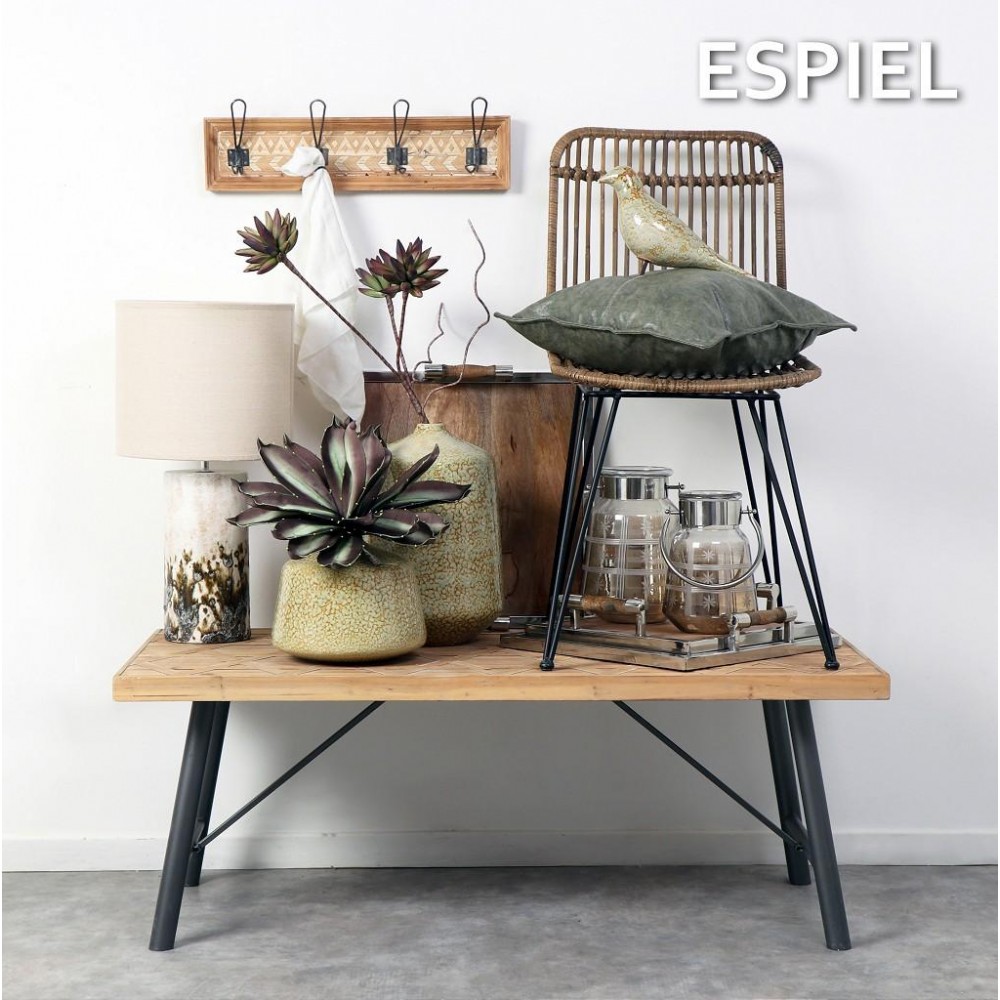 Espiel ΤΡΑΠΕΖΑΚΙ ΣΑΛΟΝΙΟΥ ΜΕΤΑΛ. ΜΕ ΞΥΛ. ΕΠΙΦ.120Χ60Χ45ΕΚ