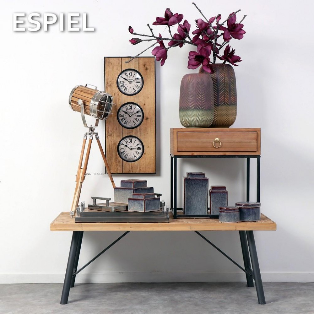 Espiel ΤΡΑΠΕΖΑΚΙ ΣΑΛΟΝΙΟΥ ΜΕΤΑΛ. ΜΕ ΞΥΛ. ΕΠΙΦ.120Χ60Χ45ΕΚ