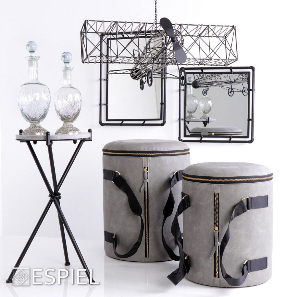 Espiel ΑΕΡΟΠΛΑΝΟ ΜΕ ΑΛΥΣΙΔΑ ΚΡΕΜΜΑΣΤΟ ΜΕΤΑΛ. ΜΑΥΡΟ 58ΕΚ