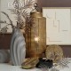 Espiel ΚΟΥΤΙ ΜΕ ΚΑΠΑΚΙ ''ΦΥΛΛΟ'' ΑΛΟΥΜ. ' ΓΚΡΙ/ΧΡΥΣΟ ΣΤΡΟΓΓ. 19X19X8,5ΕΚ.