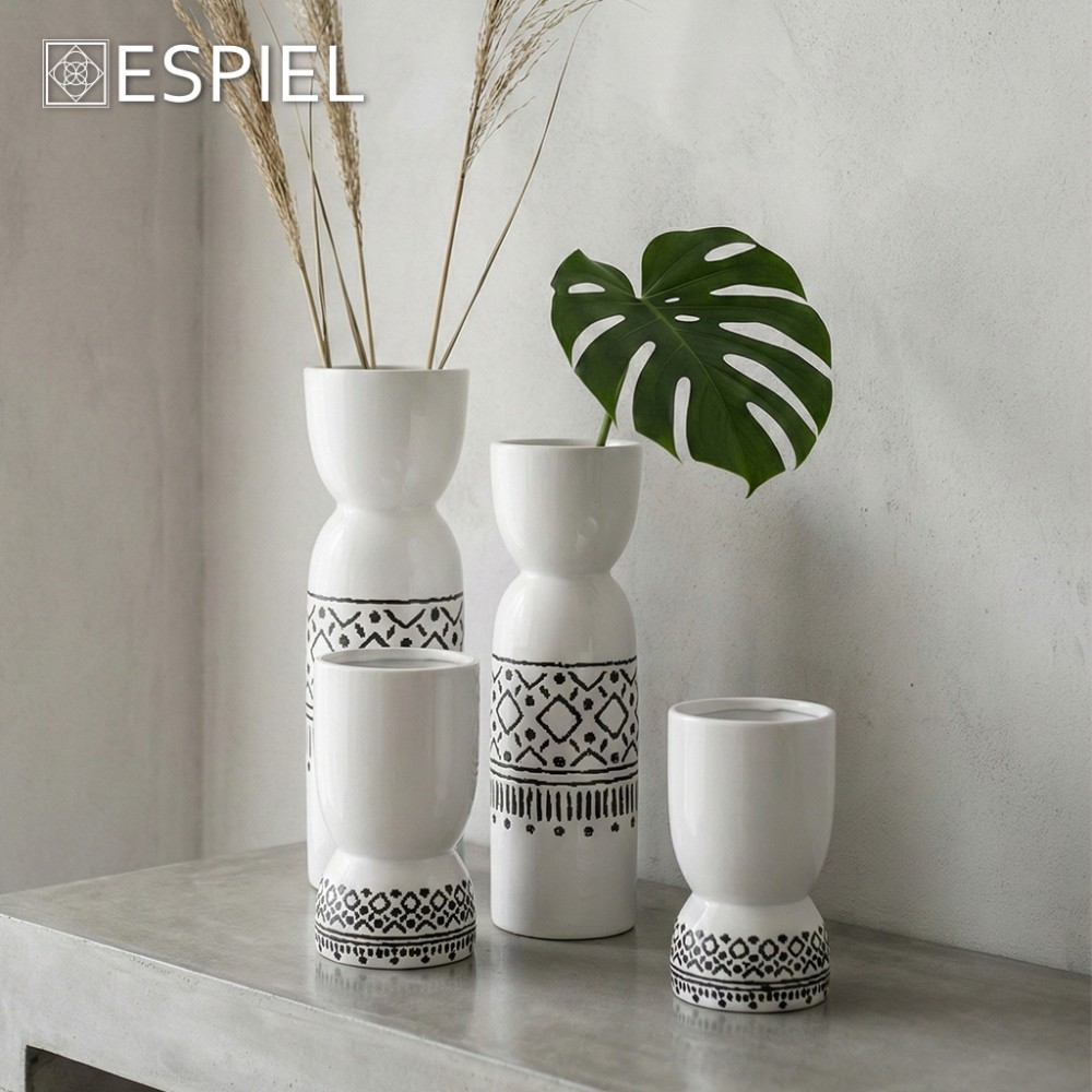 Espiel BAZO ΚΕΡΑΜΙΚ. ΛΕΥΚΟ TRIBAL 12Χ12Χ37,5ΕΚ.