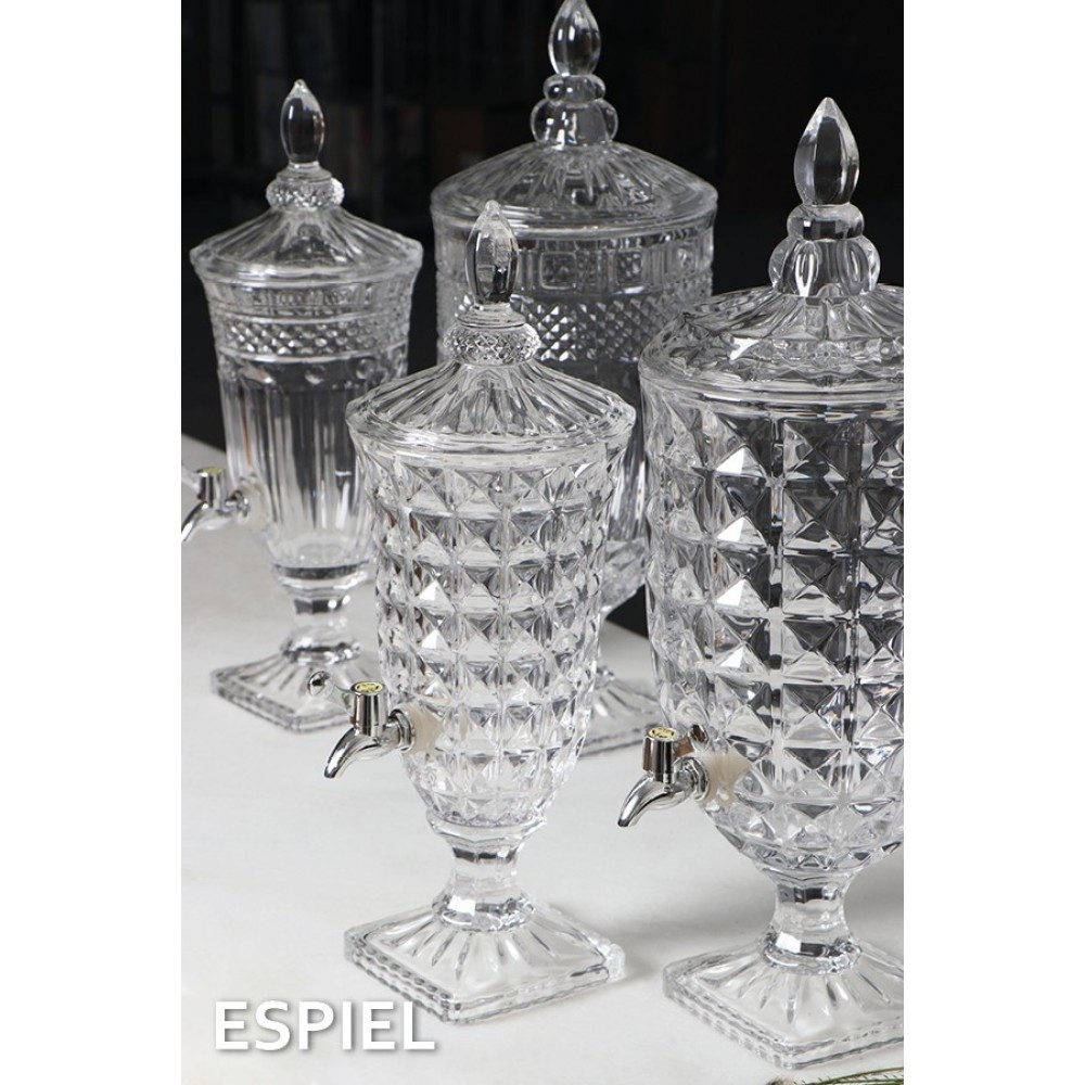 Espiel DIS. ΓΥΑΛΑ ΜΕ ΒΡΥΣΑΚΙ ΚΑΡΩ 1.8L 16Χ16Χ45ΕΚ.
