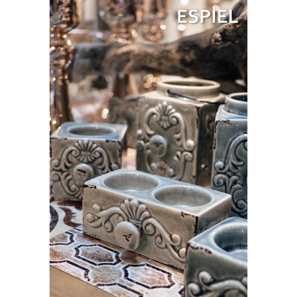 Espiel ΦΑΝΑΡΙ ΚΕΡΑΜΙΚΟ ΜΕ ΣΚΑΛΙΣΜΑ ΜΠΕΖ 10.5ΕΚ