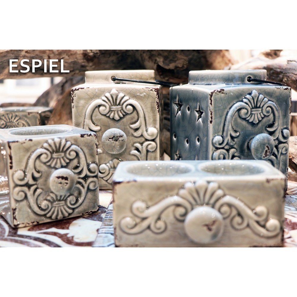 Espiel ΦΑΝΑΡΙ ΚΕΡΑΜΙΚΟ ΜΕ ΣΚΑΛΙΣΜΑ ΜΠΕΖ 10.5ΕΚ
