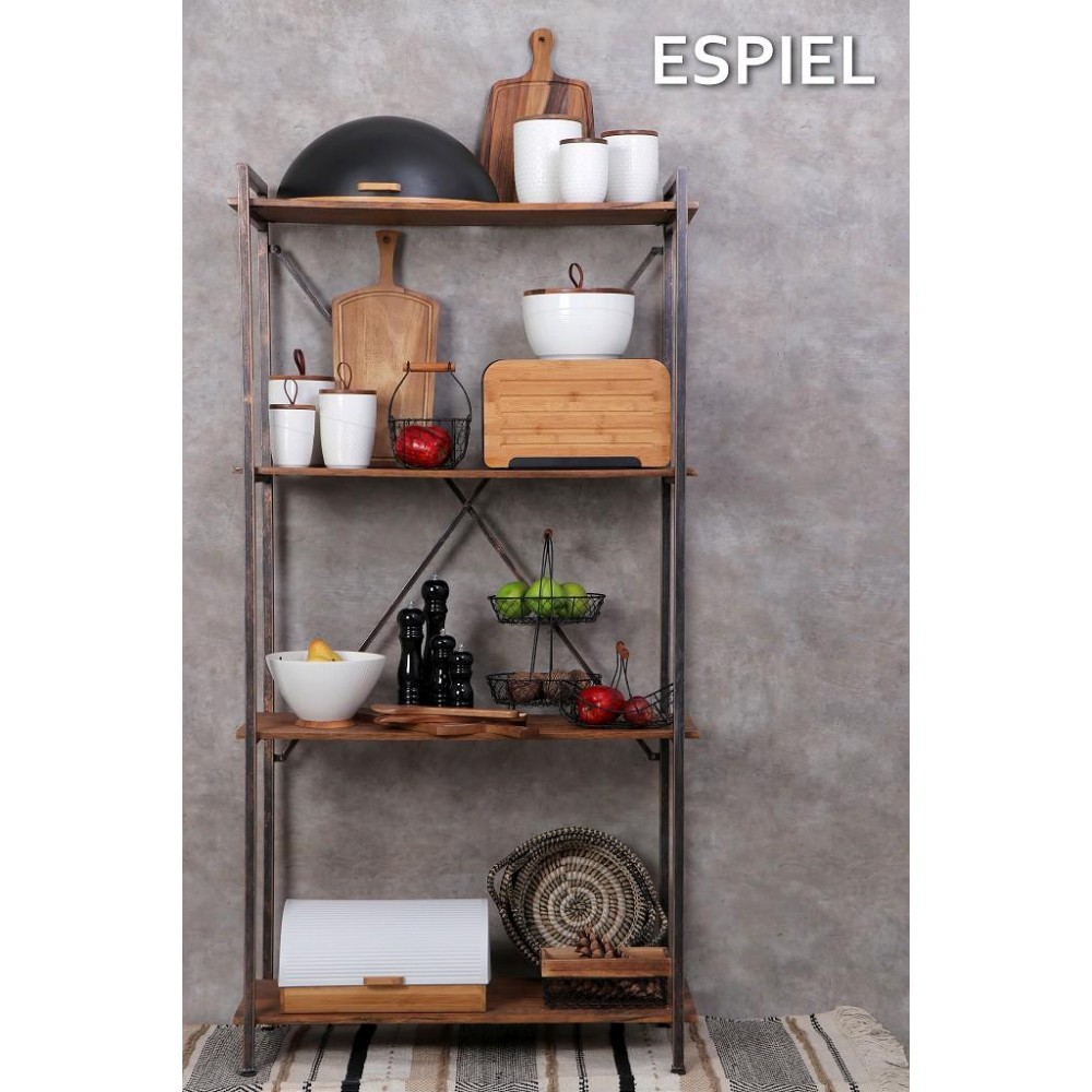 Espiel ΦΡΟΥΤΙΕΡΑ ΜΕΤΑΛ. 2 ΕΠΙΠΕΔ. ΜΑΥΡΟ 23Χ16Χ36ΕΚ.