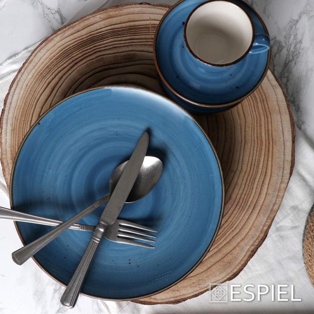 Espiel TERRA BLUE ΦΛΙΤΖΑΝΙ & ΠΙΑΤΑΚΙ ΚΑΠΟΥΤΣΙΝΟ 220ML 14x7.5EK