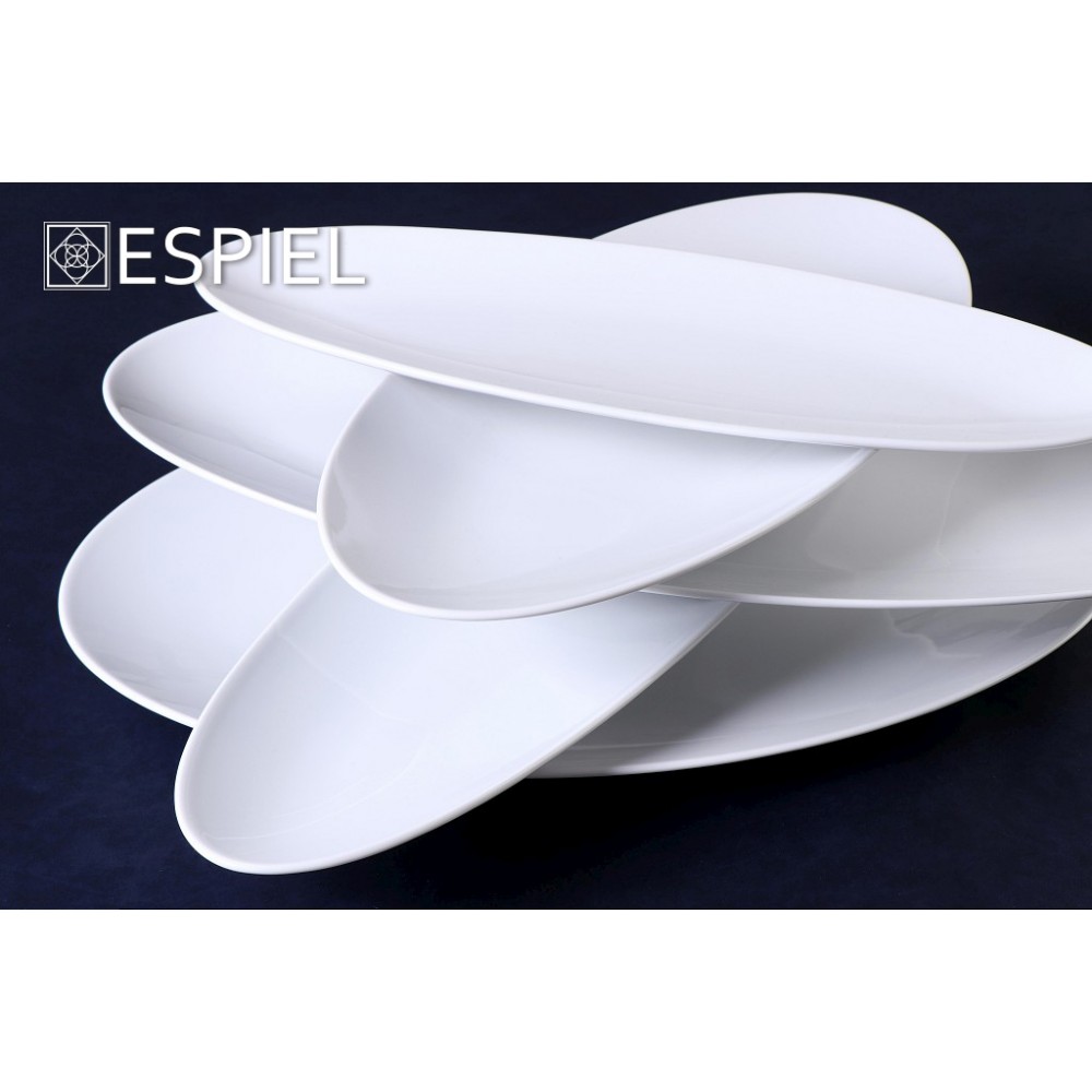 Espiel COUP FINE DINING st ΠΙΑΤΕΛΑ ΟΒΑΛ ΡΗΧΗ ΛΕΥΚΗ 43Χ19Χ2,9ΕΚ