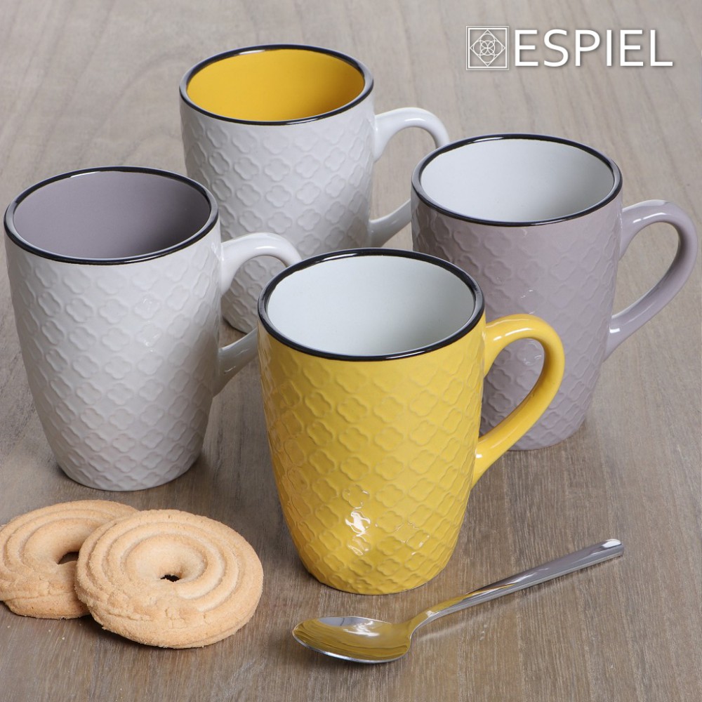Espiel DIS. COOKIE DELIGHT ΚΟΥΠΑ JUMBO ΚΡΕΜ-ΚΙΤΡΙΝΗ ΜΕ ΜΑΥΡΟ ΣΤΟΜΙΟ 560CC 8,2Χ10ΕΚ