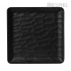 Espiel BLACK  ΠΙΑΤΟ ΡΗΧΟ ΤΕΤΡΑΓ. 18ΕΚ WAVY MATTE ΜΕΛΑΜΙΝΗΣ