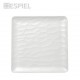 Espiel WHITE  ΠΙΑΤΟ ΡΗΧΟ ΤΕΤΡΑΓ. 18ΕΚ WAVY MATTE ΜΕΛΑΜΙΝΗΣ