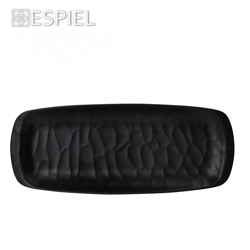 Espiel BLACK ΓΟΝΔΟΛΑ ΟΡΘ. 21Χ8,5ΕΚ WAVY MATTE ΜΕΛΑΜΙΝΗΣ  (smA)