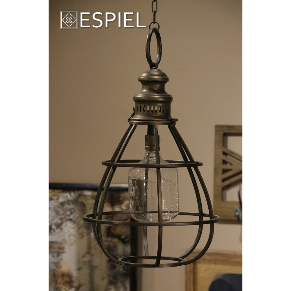Espiel LED ΜΠΑΤΑΡΙΑΣ  ΟΡΟΦ. ΜΕΤΑΛ. 40ΕΚ.