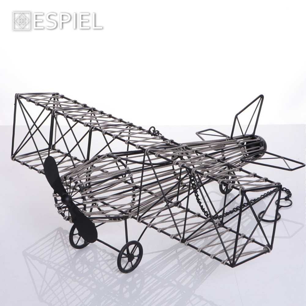 Espiel ΑΕΡΟΠΛΑΝΟ ΜΕ ΑΛΥΣΙΔΑ ΚΡΕΜΜΑΣΤΟ ΜΕΤΑΛ. ΜΑΥΡΟ 58ΕΚ