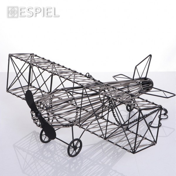 Espiel ΑΕΡΟΠΛΑΝΟ ΜΕ ΑΛΥΣΙΔΑ ΚΡΕΜΜΑΣΤΟ ΜΕΤΑΛ. ΜΑΥΡΟ 58ΕΚ