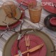 Espiel DIS. LIANA ΠΙΑΤΟ ΦΡΟΥΤΟΥ ΣΚ. ΡΟΖ ΜΕ ΚΑΦΕ RIM 19ΕΚ (smA)