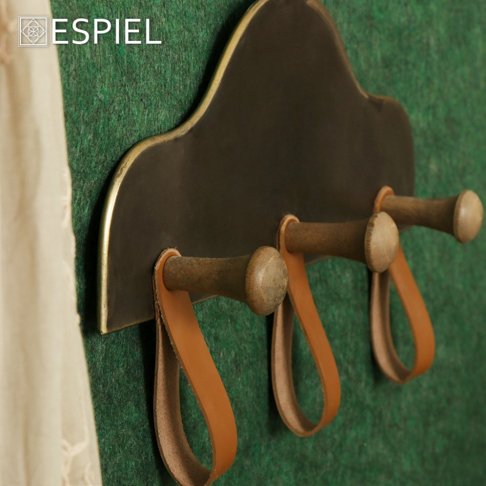 Espiel ΚΡΕΜΑΣΤΡΑ ΜΕΤΑΛ. ΚΑΦΕ 3 ΘΕΣΕΩΝ ΜΕ PU ΛΕΠΤΟΜΕΡΕΙΕΣ 37ΕΚ