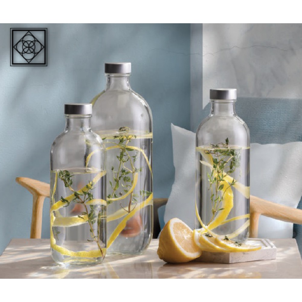 Espiel ICONIC BOTTLE W/ METAL LID 360CC H: 17,85 D: 6 P/1224 OB6/PR.BC.