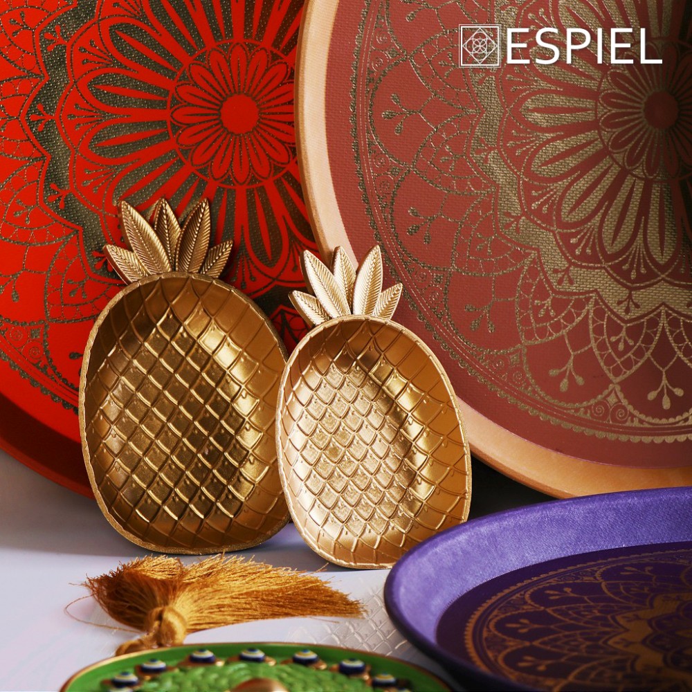 Espiel ΜΠΩΛ ''ΑΝΑΝΑΣ'' ΧΡΥΣΟ SET6 14X8,5ΕΚ