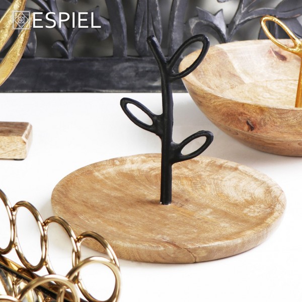 Espiel ΠΙΑΤΕΛΑ ΞΥΛ. ΜΕ ΜΕΤΑΛΛΙΚΗ ΛΑΒΗ ΜΑΥΡΗ 20Χ20Χ17ΕΚ