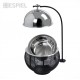 Espiel CHAFFING DISH ΒΑΣΗ ΣΤΗΡ. ΚΑΠ. ΚΑΙ ΔΙΠΛΟ ΔΟΧΕΙΟ SS/ΑΛΟΥΜ./ΣΙΔΗΡ. ΜΑΥΡΟ 4500ML GEL WAX 35Χ35Χ39-60,5ΕΚ